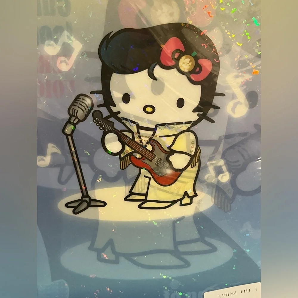 Hello Kitty as Elvis- 35th Anniversary Special Collection Single Pocket Folder